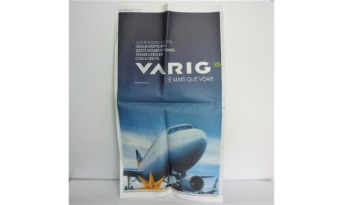 Varig �ltima Propaganda Lan�ada Jornal